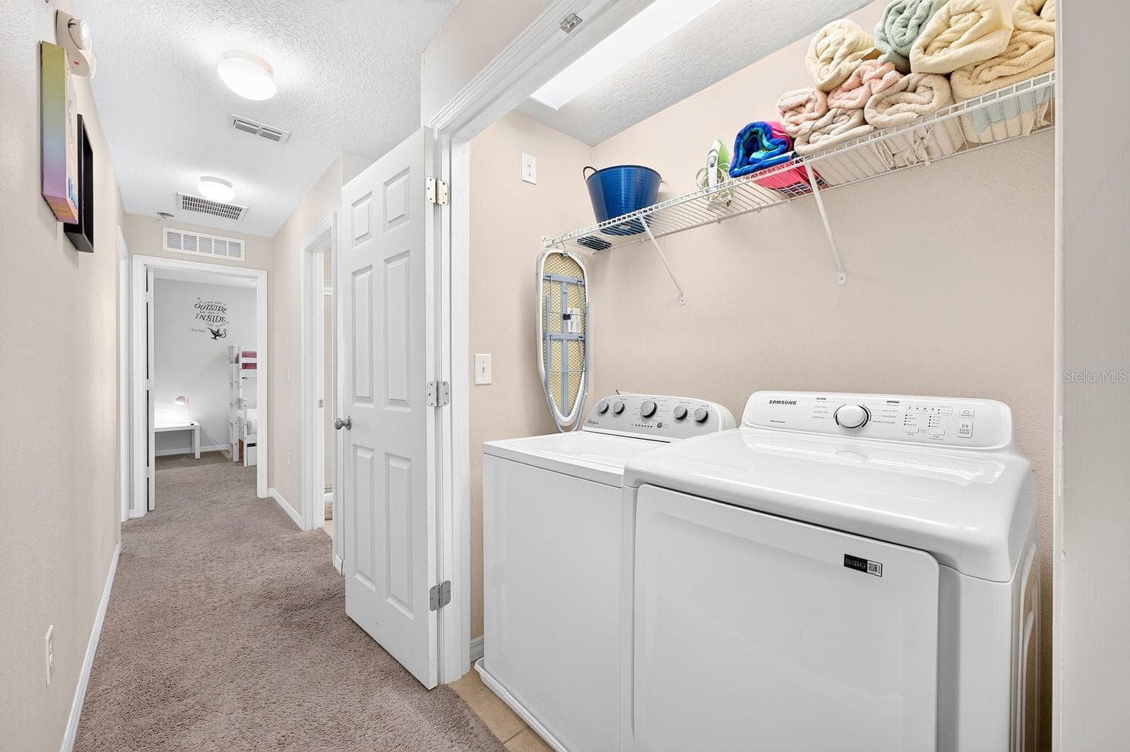 Convenient second floor laundry. - 5109 KILLARNEY WAY, KISSIMMEE