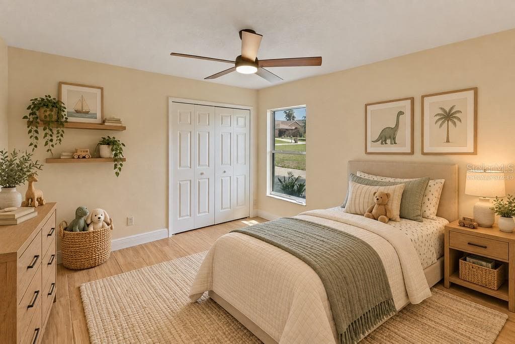 Virtually Staged - Bedroom 2 - 10814 VINEYARD CT, CLERMONT