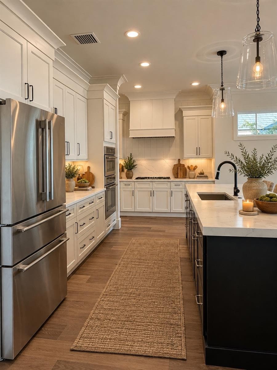 Virtually Staged Kitchen - 594 CASEY LOOP, MOUNT DORA