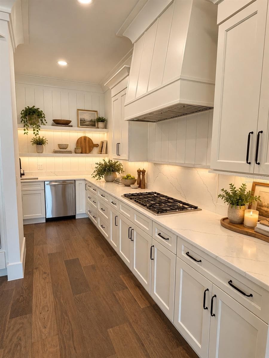 Virtually Staged Kitchen - 594 CASEY LOOP, MOUNT DORA