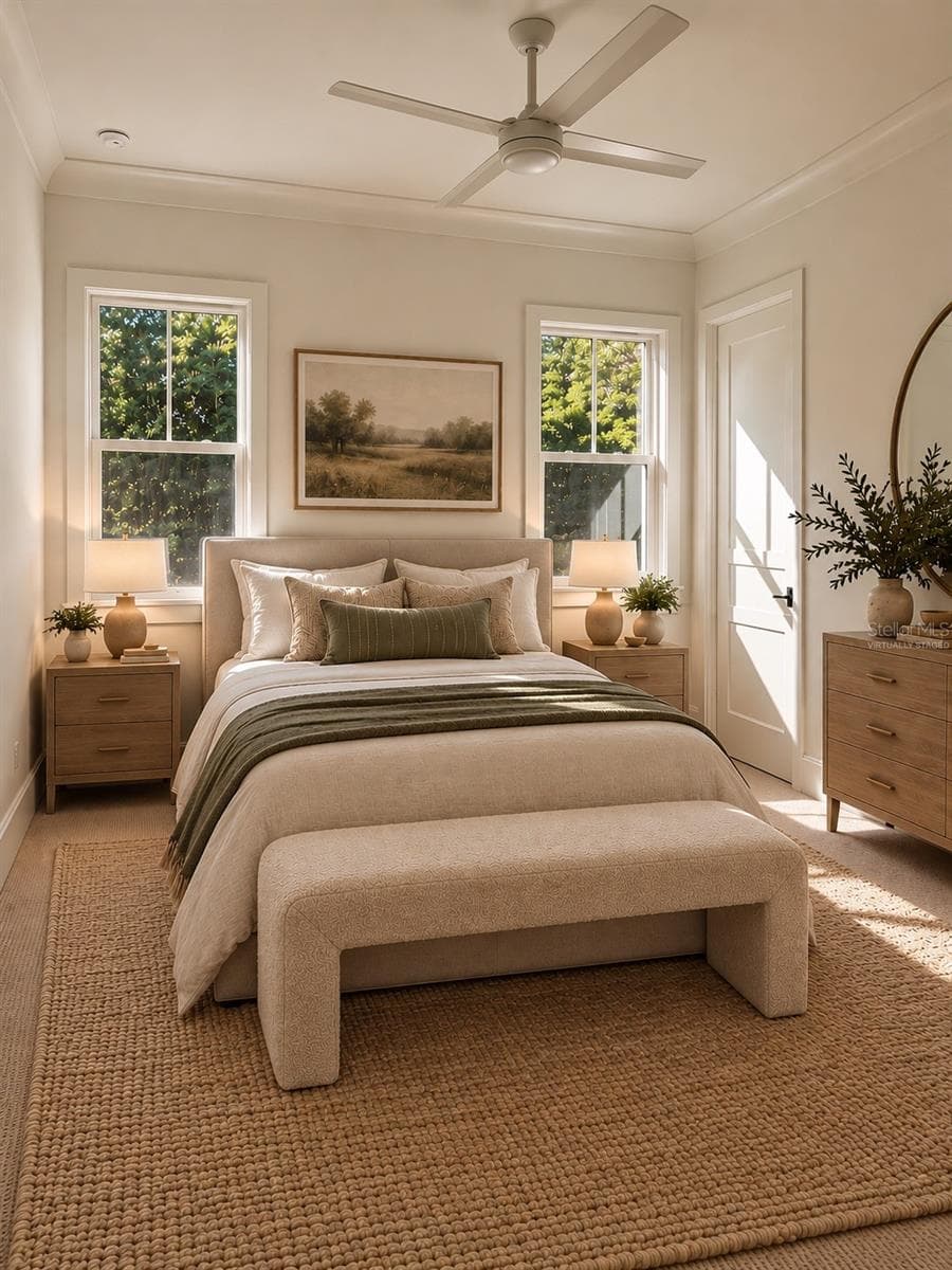 Virtually Staged Bedroom 3 - 594 CASEY LOOP, MOUNT DORA
