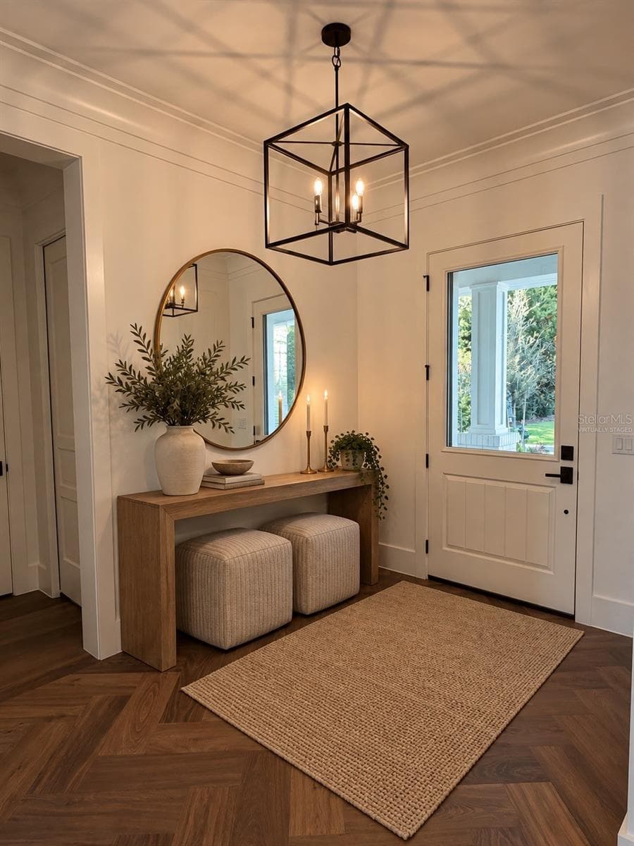 Virtually Staged Entryway - 594 CASEY LOOP, MOUNT DORA