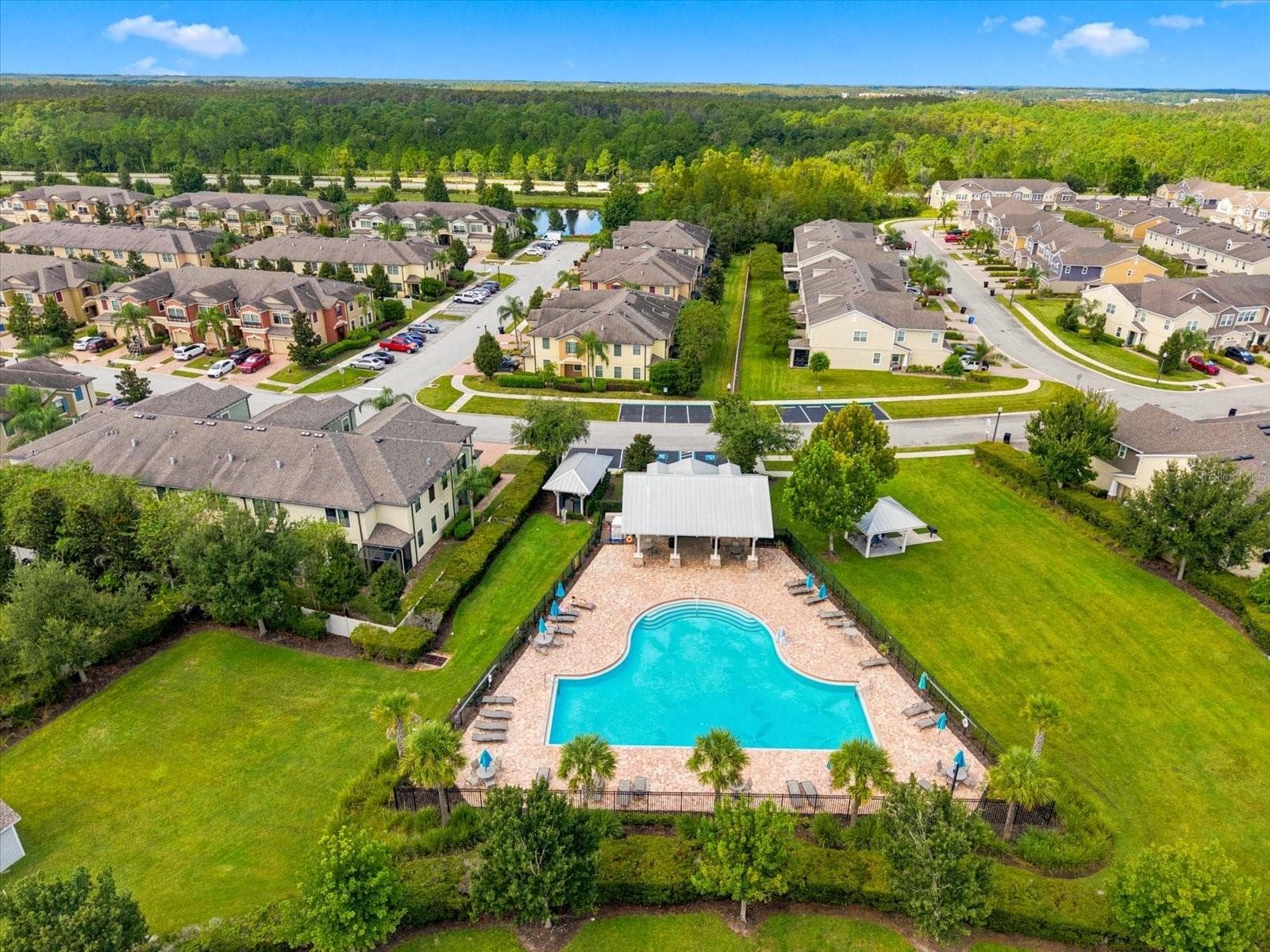 Private townhome pool/amenity center. - 18901 CORNUTA ST, LUTZ