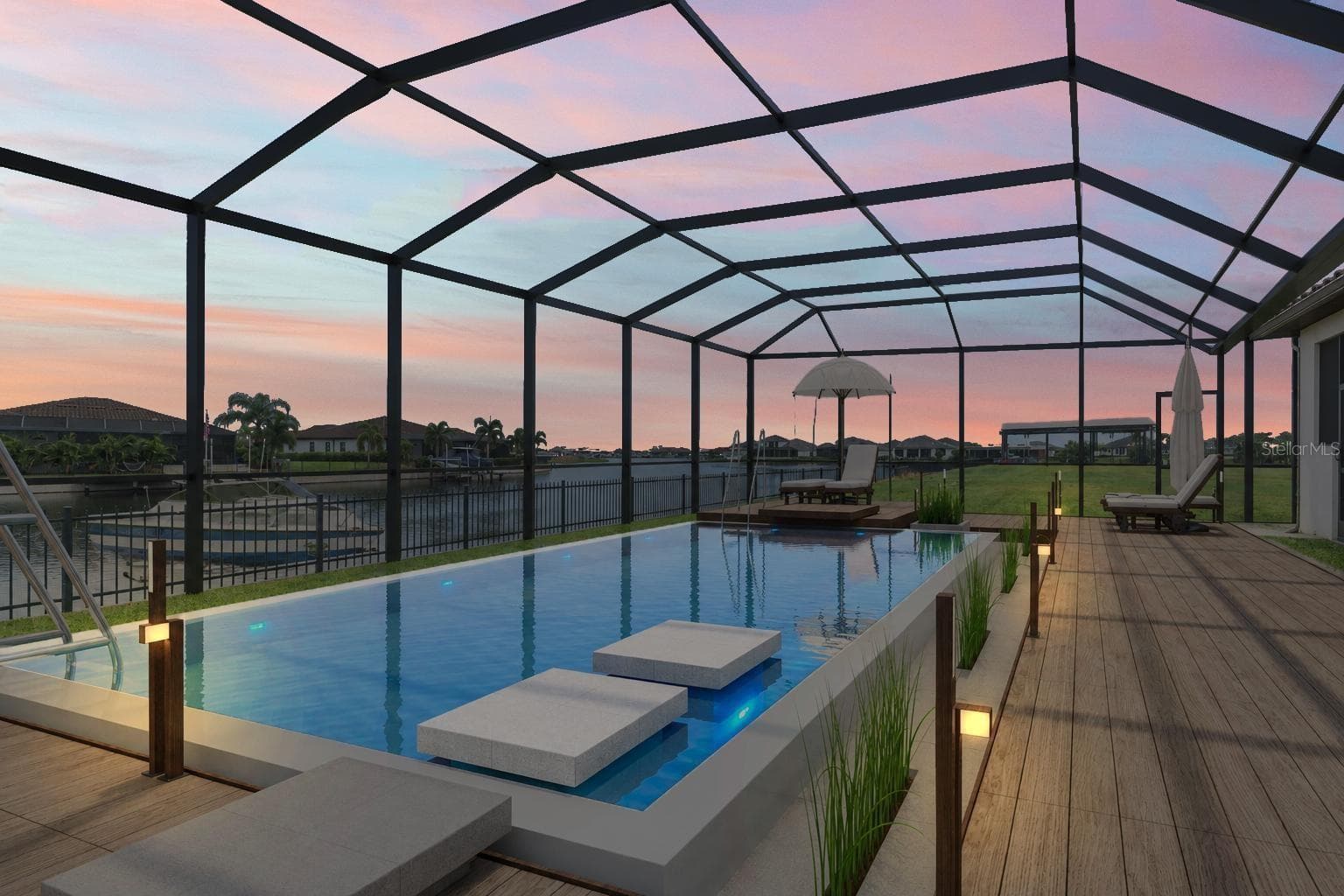 Virtual Rendering of the Pool/Cage Concept - 502 16TH AVE E AVE E, PALMETTO