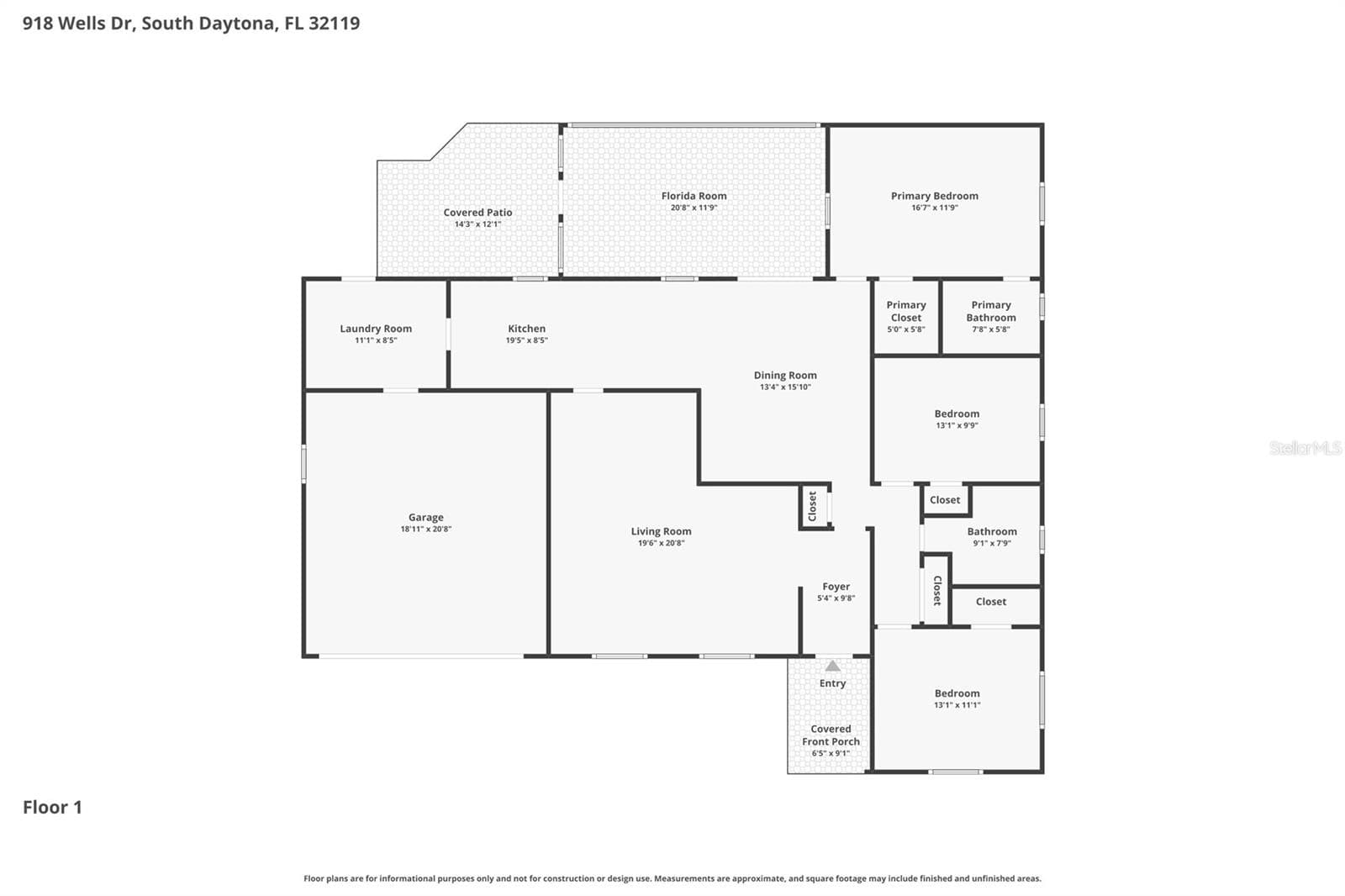 Single Family Residence at 918 WELLS DR, SOUTH DAYTONA, photo 44 of 44