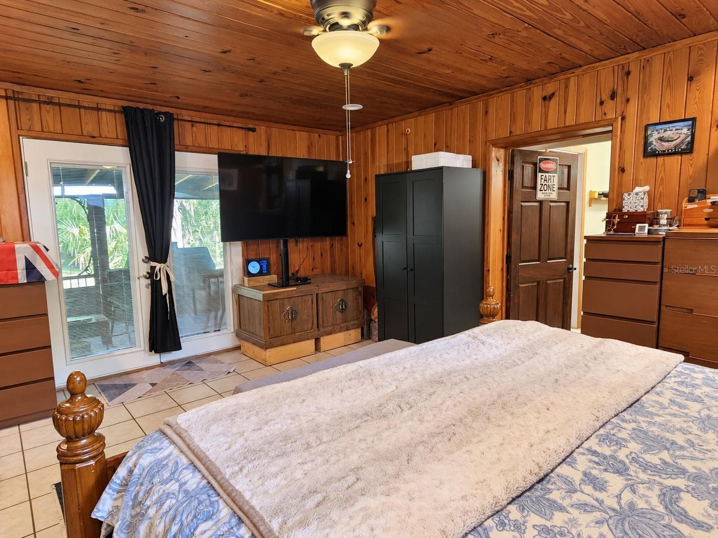 French Doors to Screened Porch - 13501 NE 245TH STREET RD, FORT MC COY
