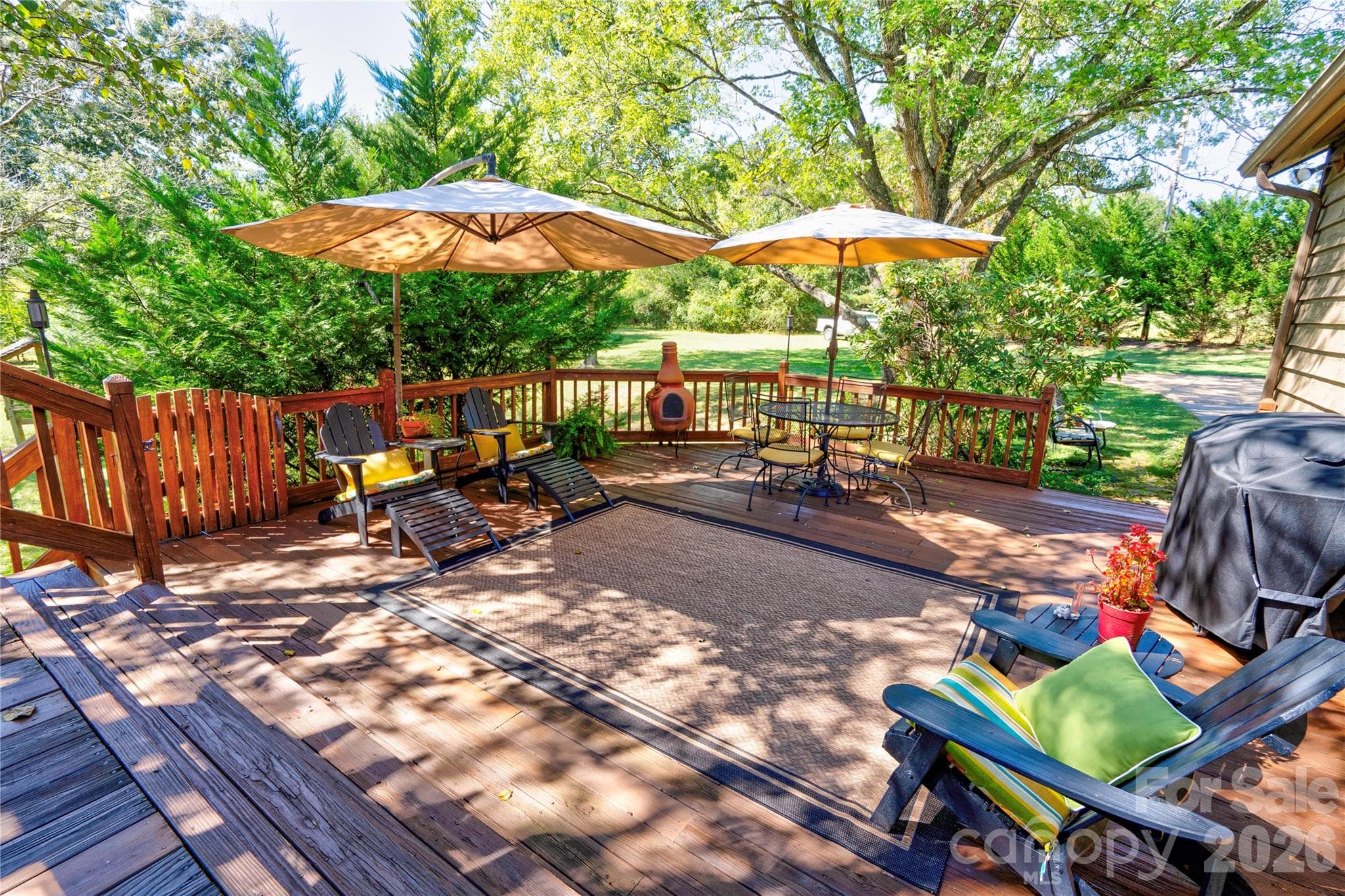 Rear Deck/Patio - 225 Hicks Hill Road, Lawndale
