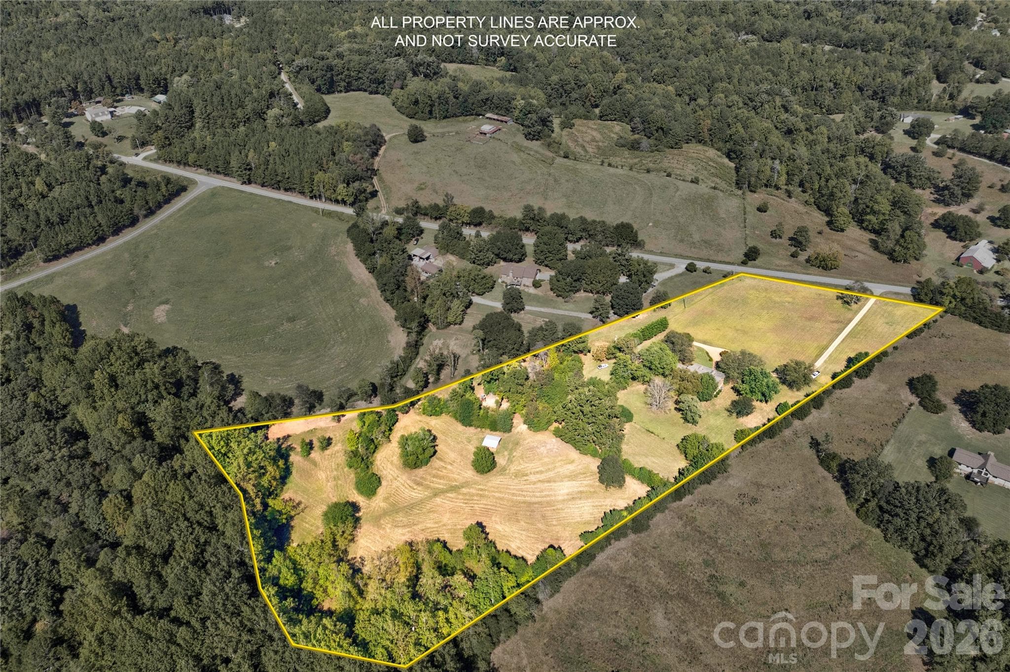 Aerial View - 225 Hicks Hill Road, Lawndale