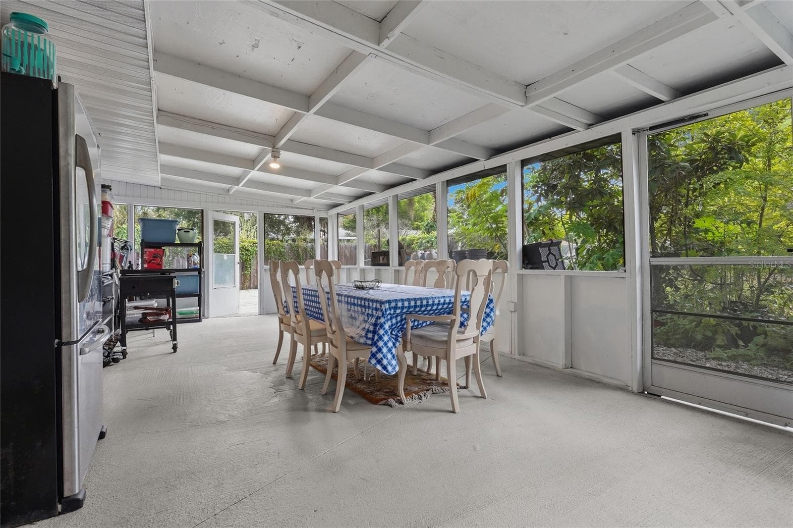 Screened lanai for unit 4747 - 4749 DAVID AVE, SARASOTA