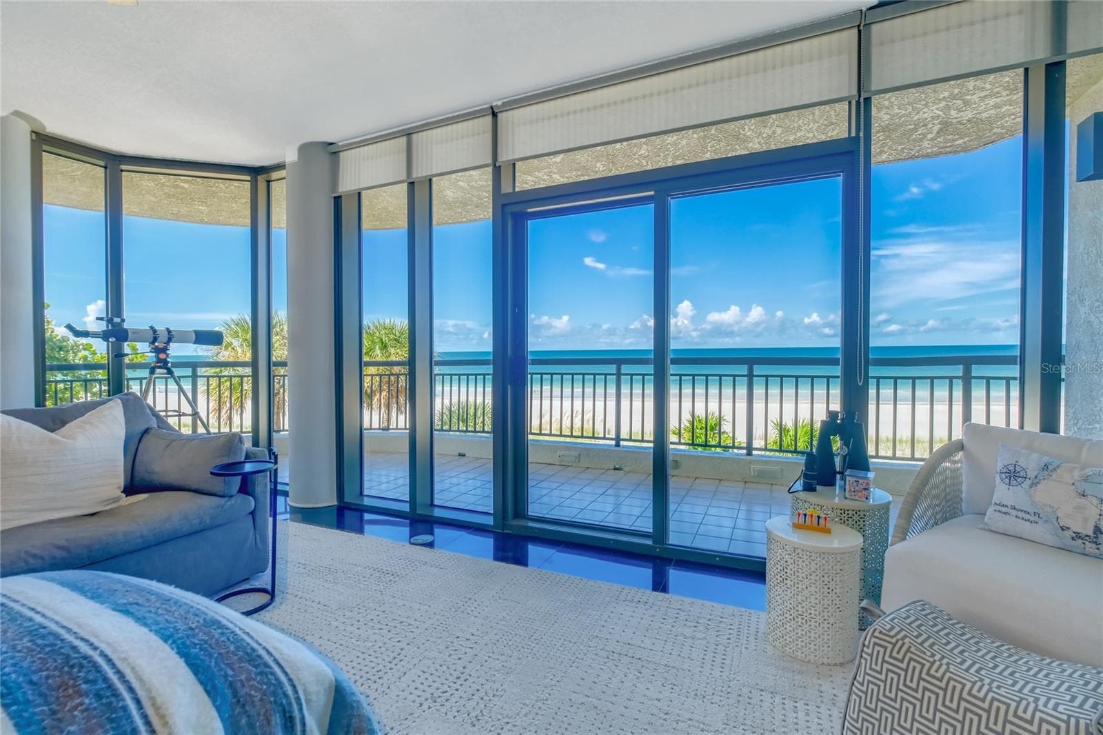 Step out onto your private wrap around terrace. - 19828 GULF BLVD #201, INDIAN SHORES