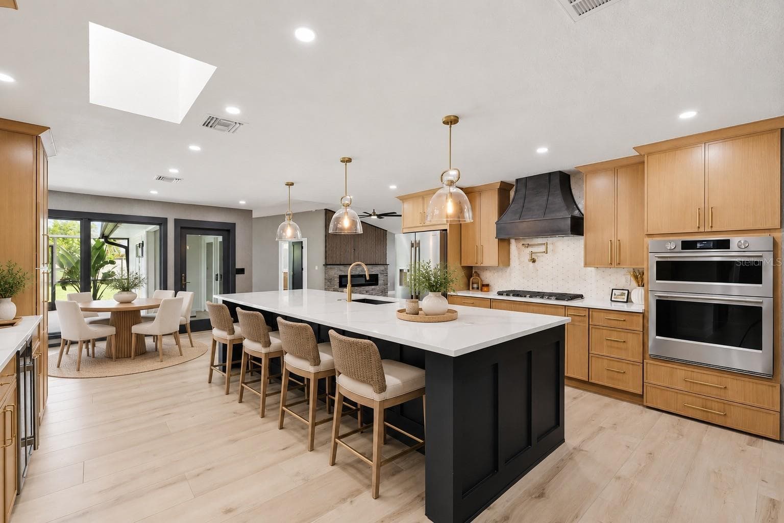 Kitchen with huge island, bar seating and stunning finishes! - 1411 70TH ST NW, BRADENTON
