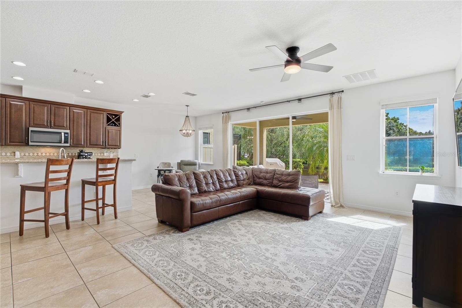 Living room - 11722 CASA LAGO LN, TAMPA