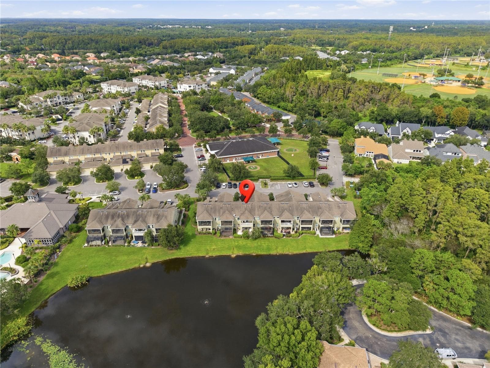 Aerial view - 11722 CASA LAGO LN, TAMPA