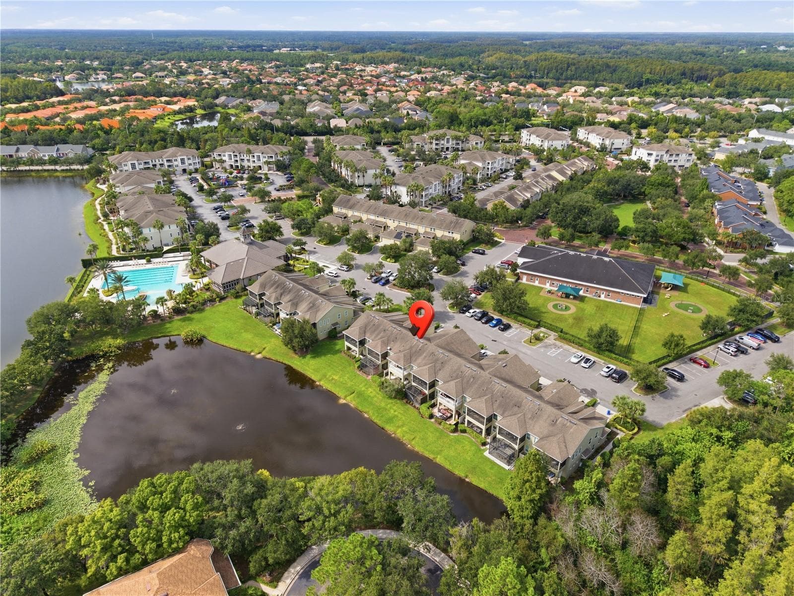 Aerial view - 11722 CASA LAGO LN, TAMPA