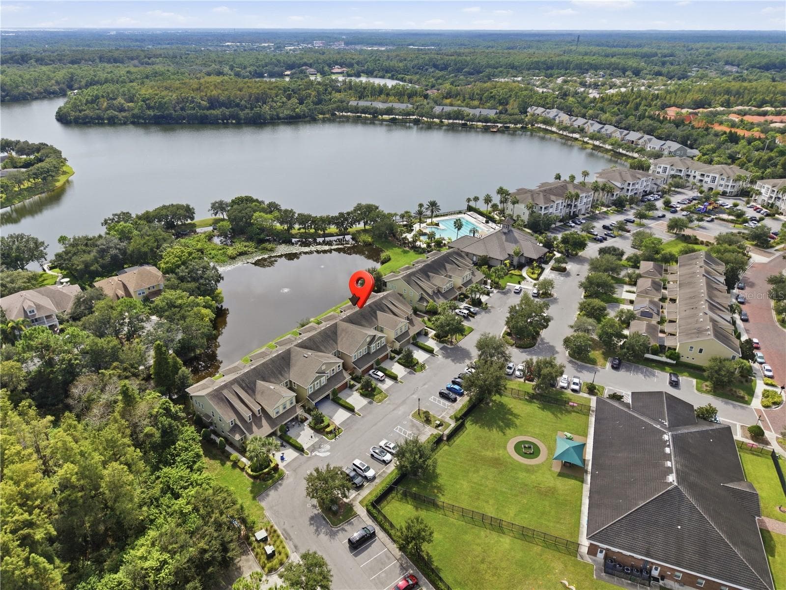 Aerial view - 11722 CASA LAGO LN, TAMPA