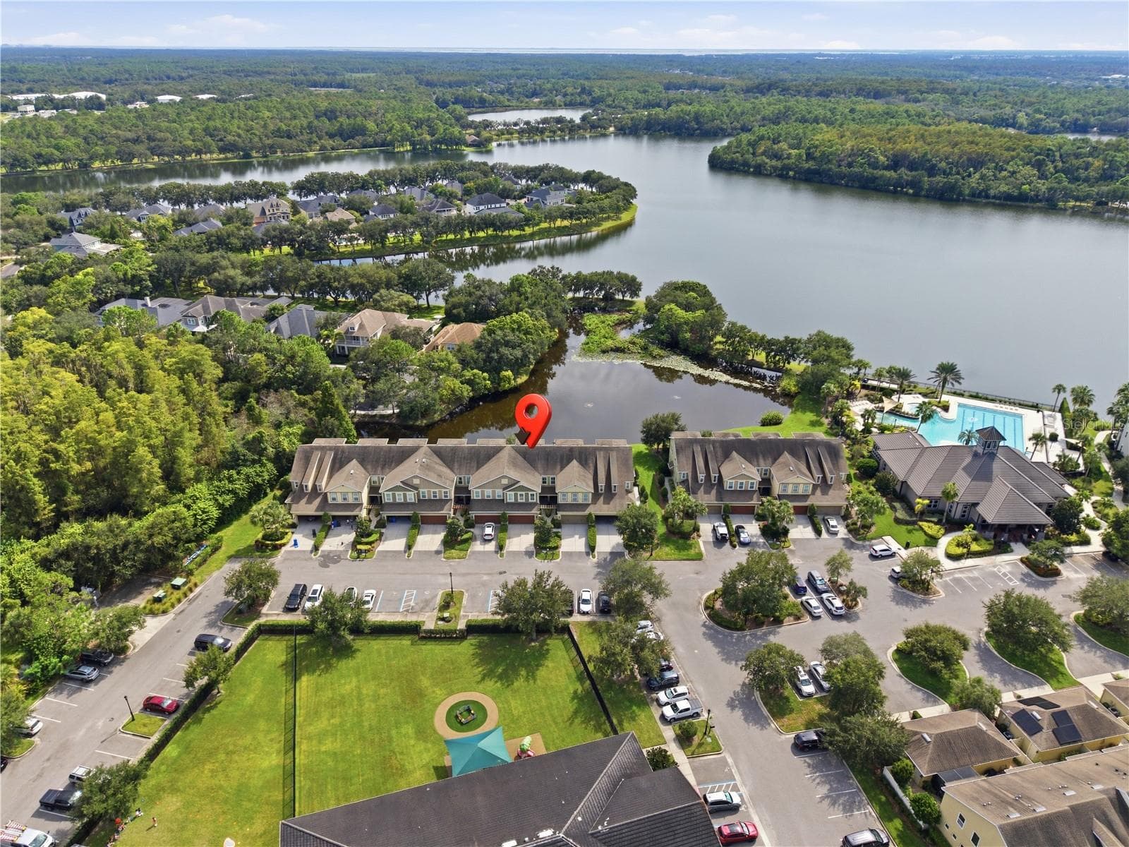 Aerial view - 11722 CASA LAGO LN, TAMPA