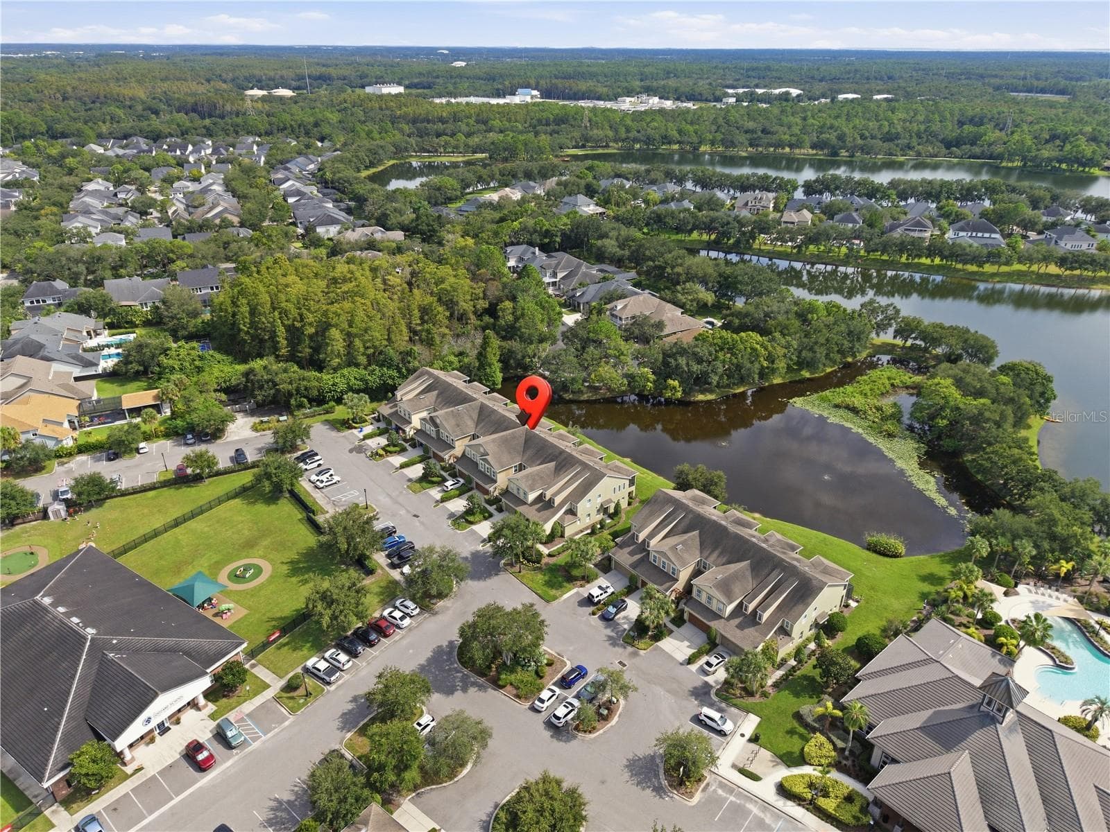 Aerial view - 11722 CASA LAGO LN, TAMPA