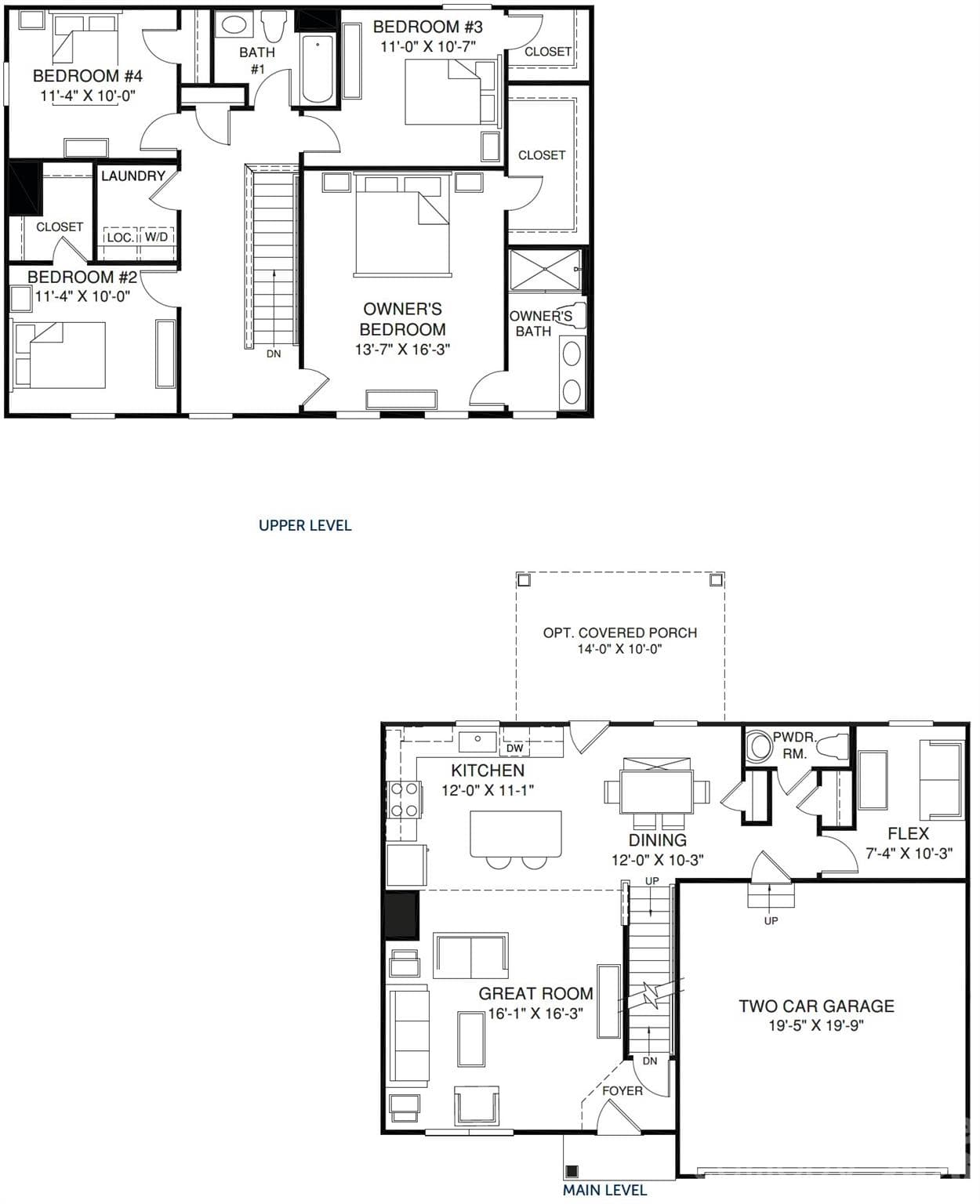 Cedar Floor Plan - 13107 Architecture Court, Charlotte