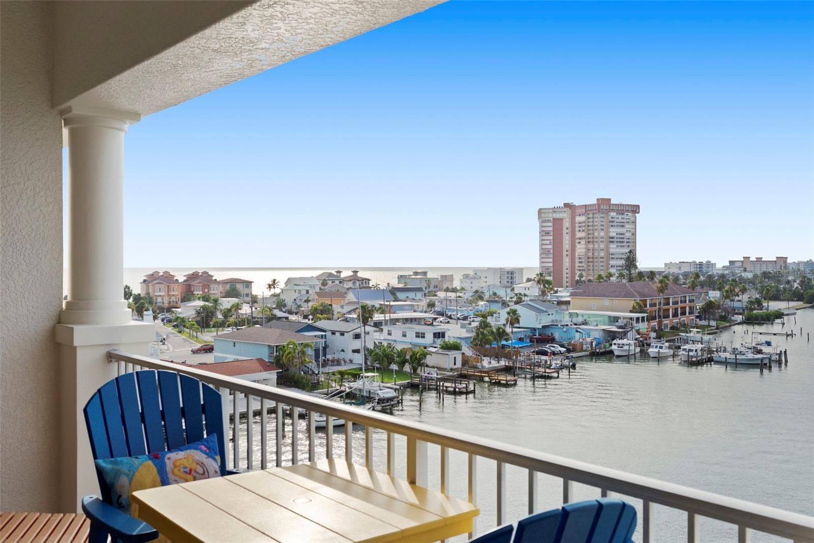 Balcony view facing West Gulf of Mexico - 17717 GULF BLVD #604, REDINGTON SHORES