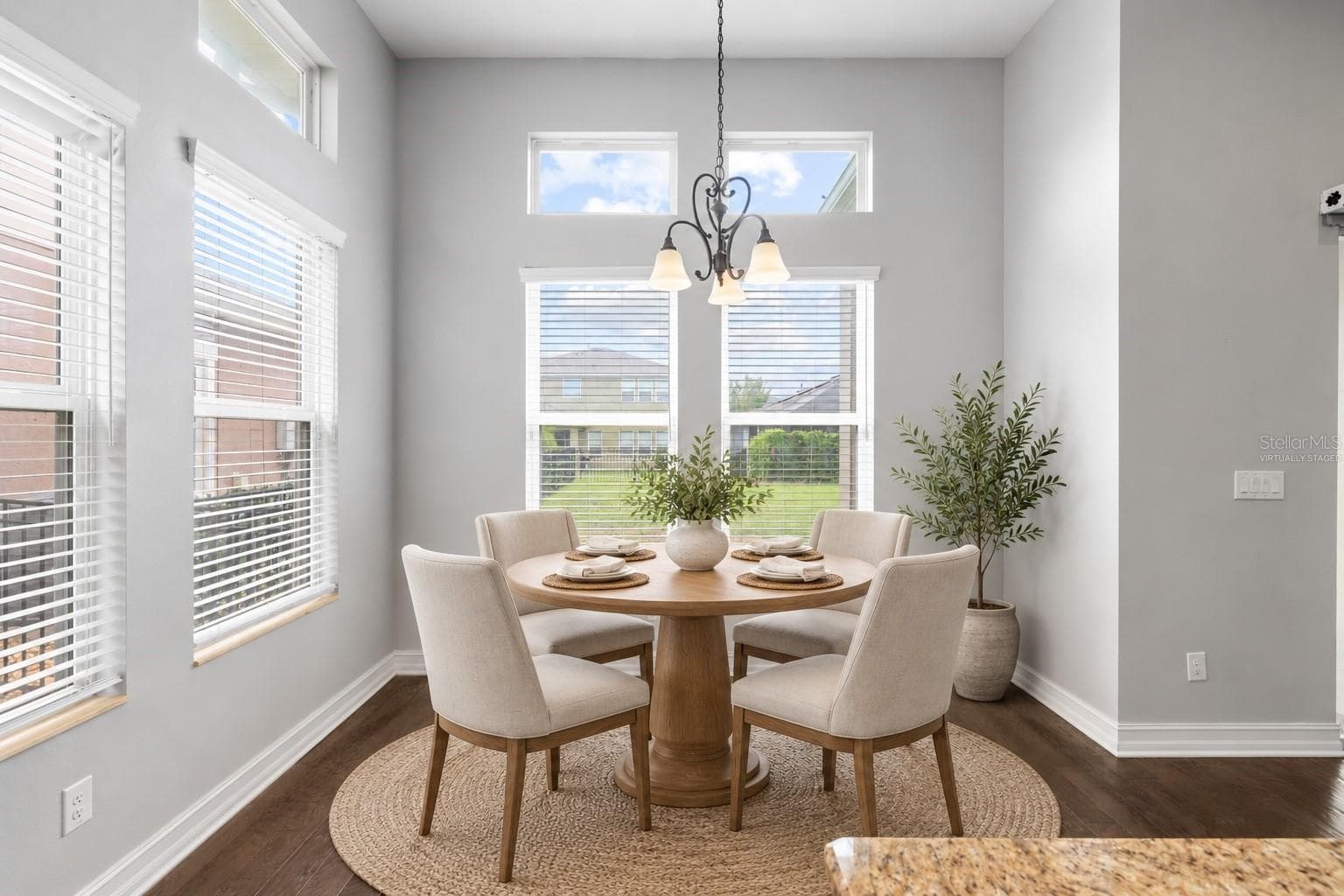 Virtually Staged Breakfast Nook - 5914 SHELL RIDGE DR, LITHIA