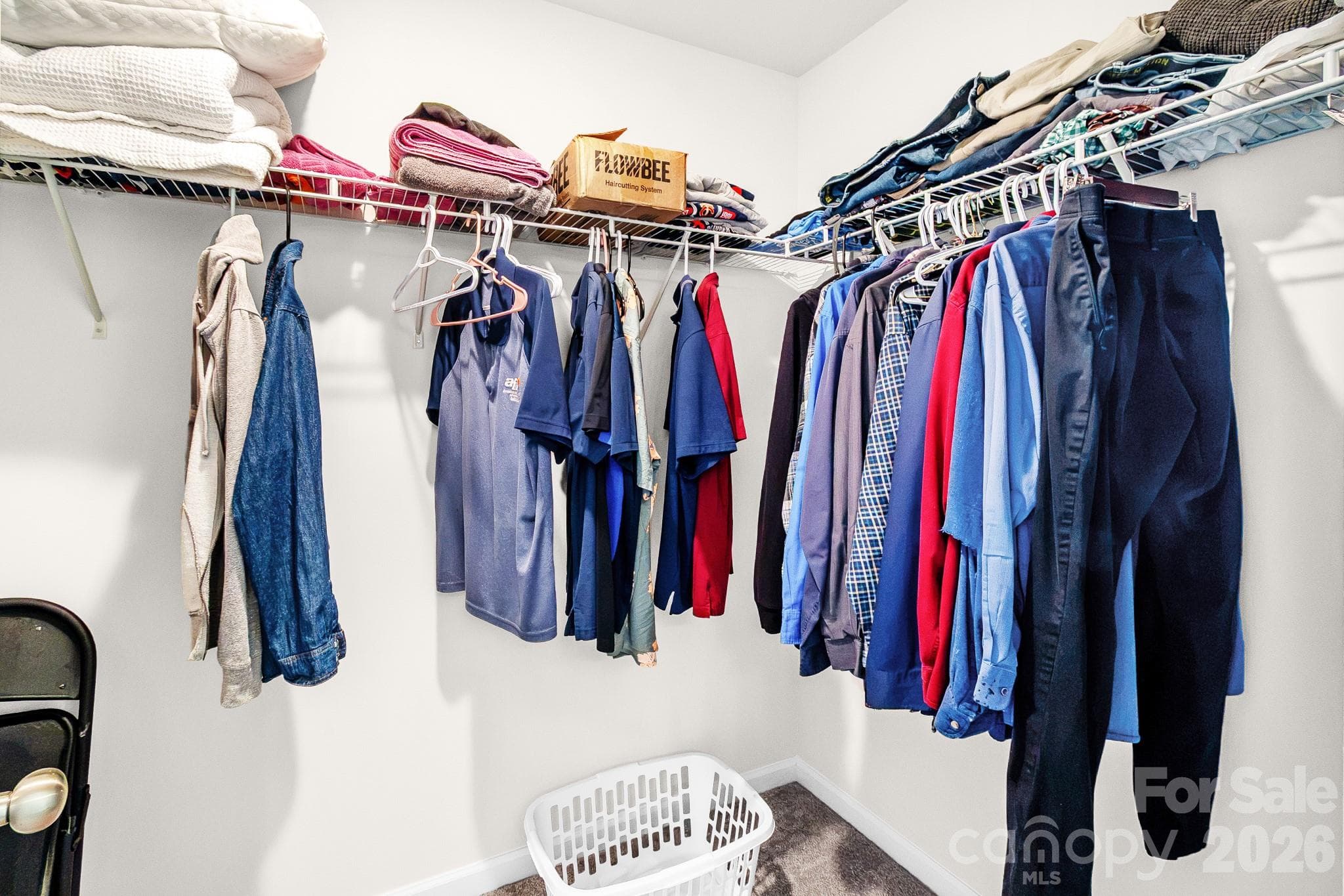 walk in closet - 419 Winsley Drive, Salisbury