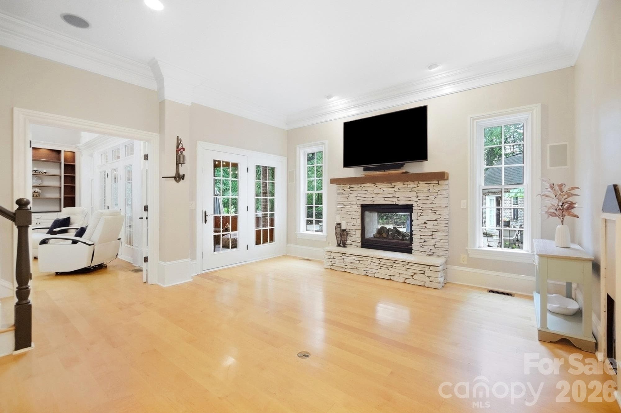 Den with Fireplace - 2930 Sweetgrass Lane, Monroe