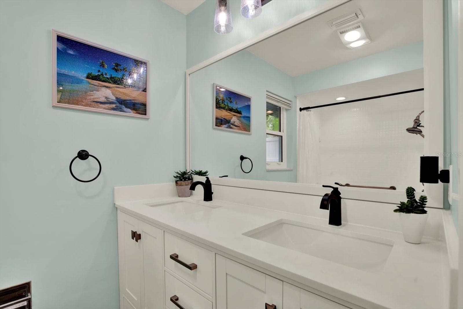 Primary bathroom with dual sink vanity - 11158 137TH ST N, LARGO