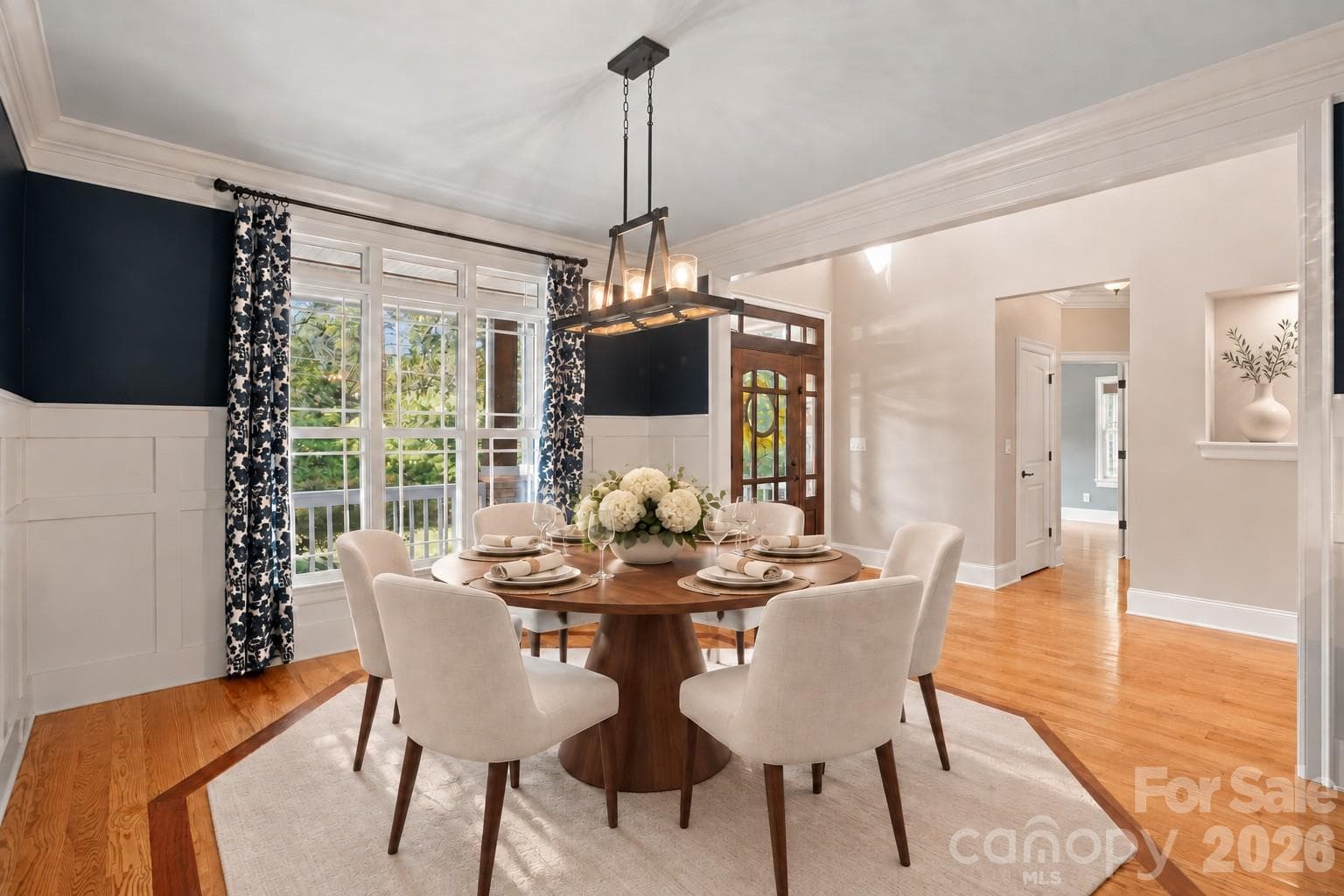Virtually Staged Dining Room - 7481 Brotherton Road, Denver