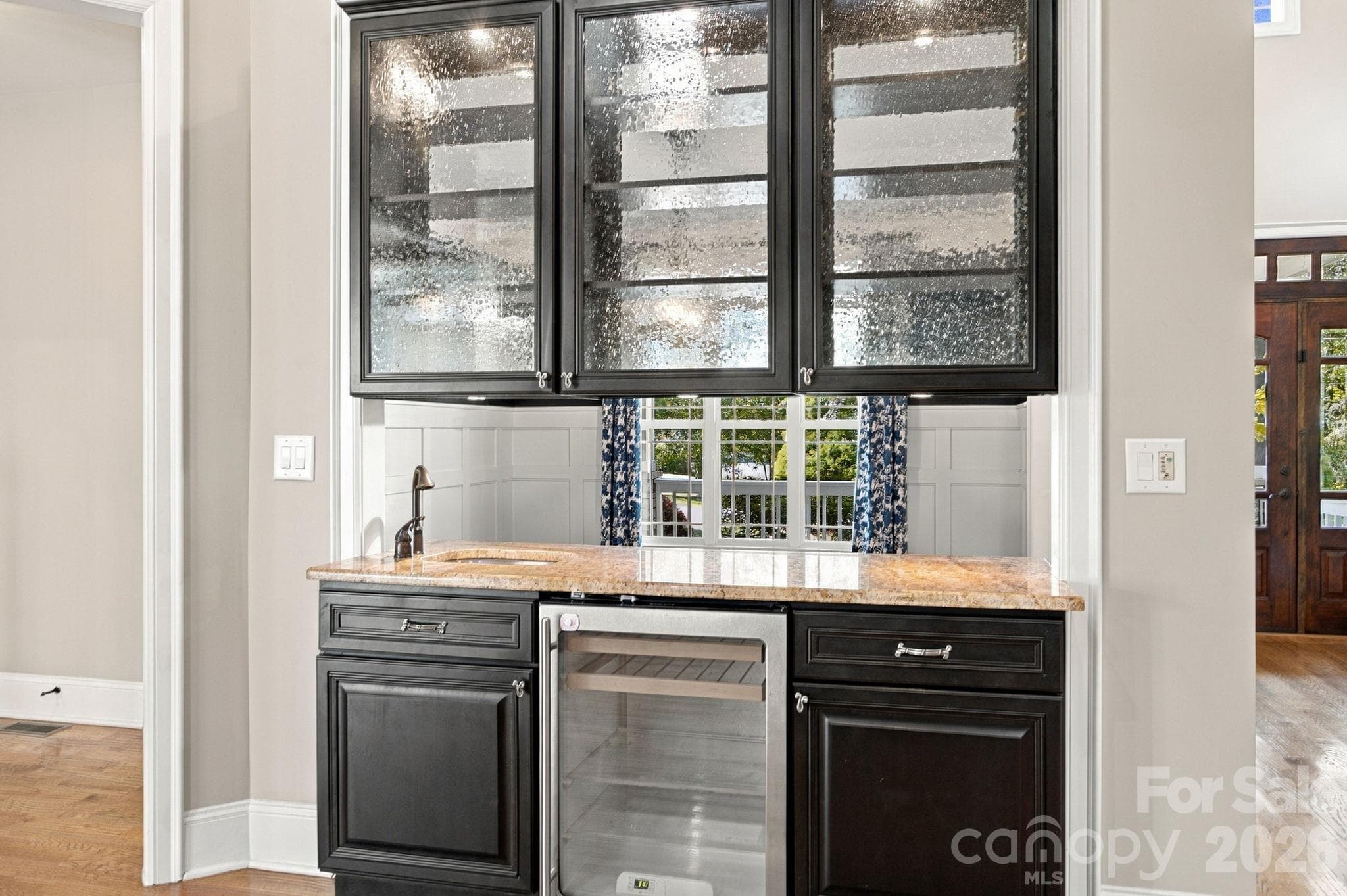 Wet Bar with Beverage Fridge - 7481 Brotherton Road, Denver