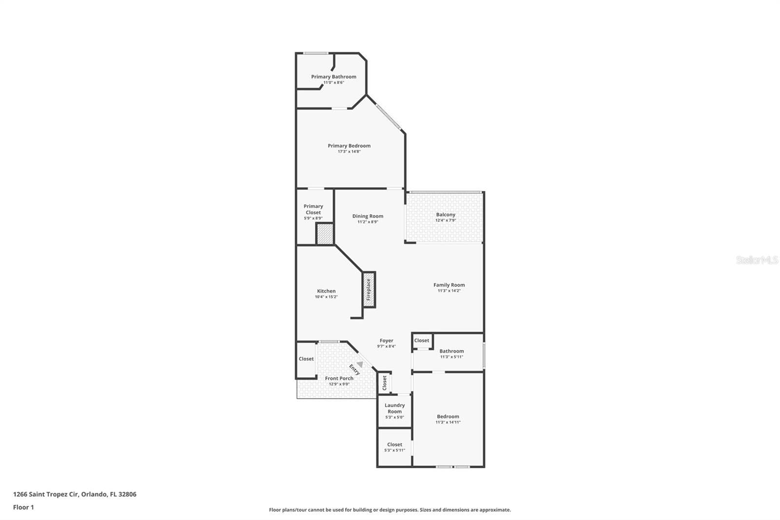 Floor Plan - 1266 SAINT TROPEZ CIR #1266, ORLANDO