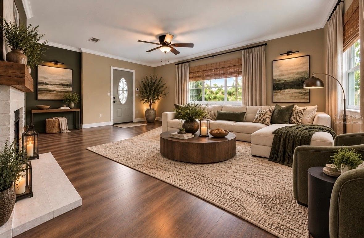 VIRTUALLY STAGED - 6567 WOODLAND DR, KEYSTONE HEIGHTS
