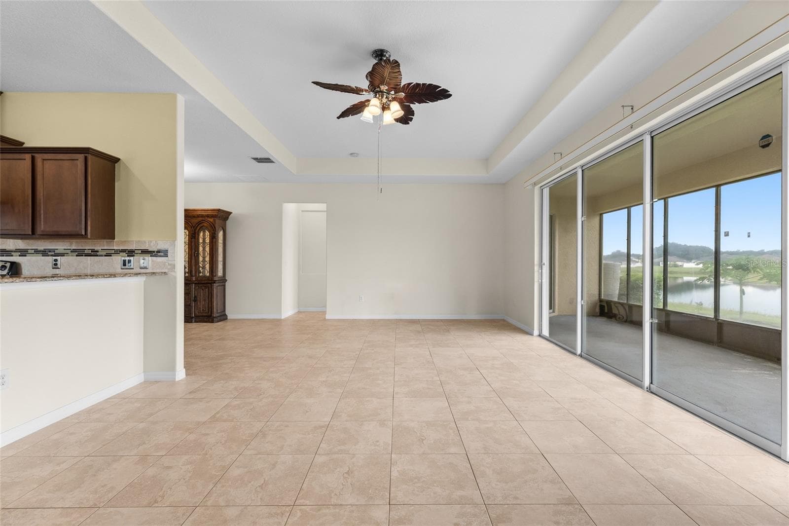 Living Room Has Incredible View Of Pond & Garden - 3652 MADBURY CIR, LAKELAND