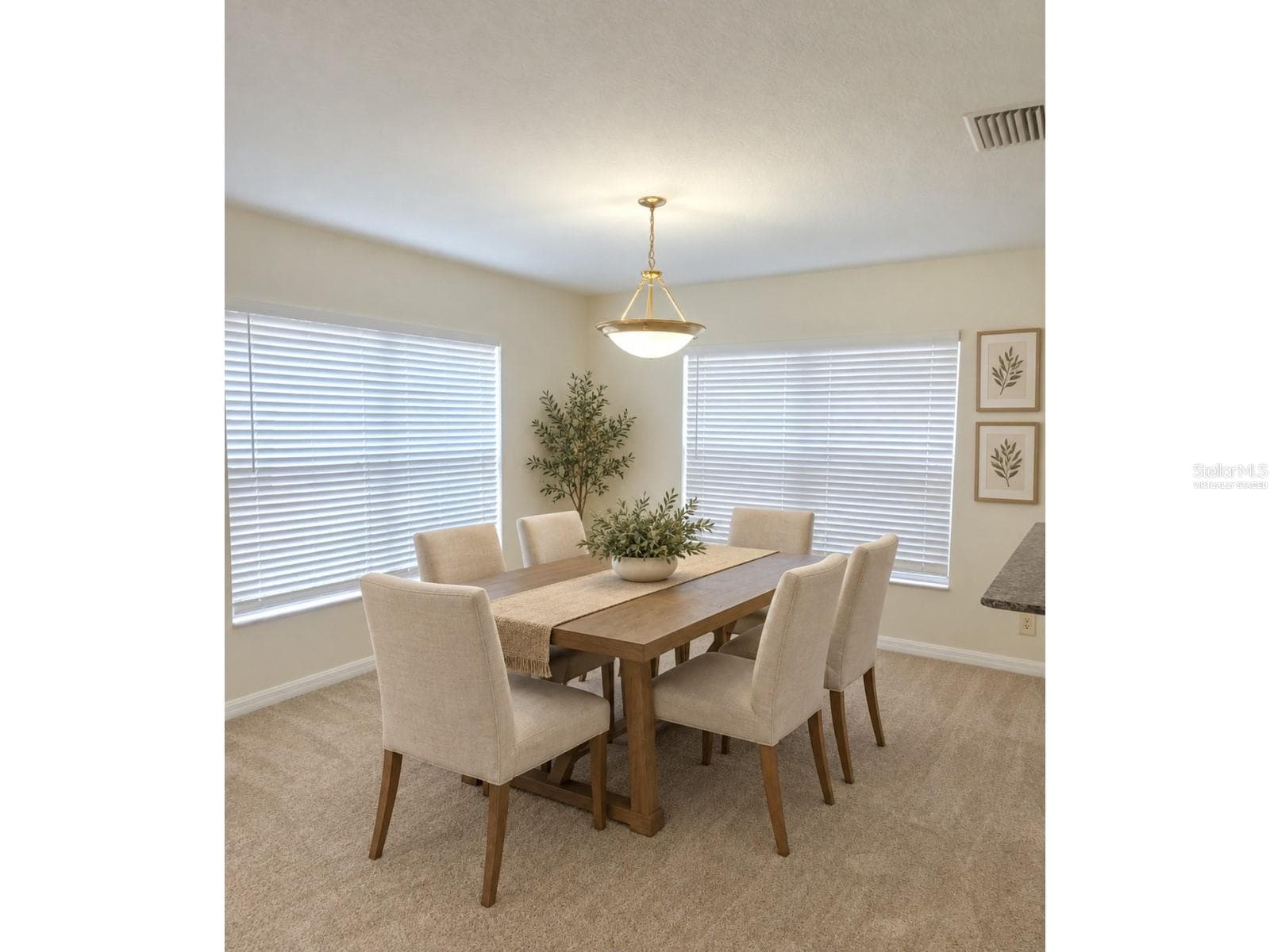 Virtually Staged - Dining Room - 3438 CASTLE STONE CT, VALRICO
