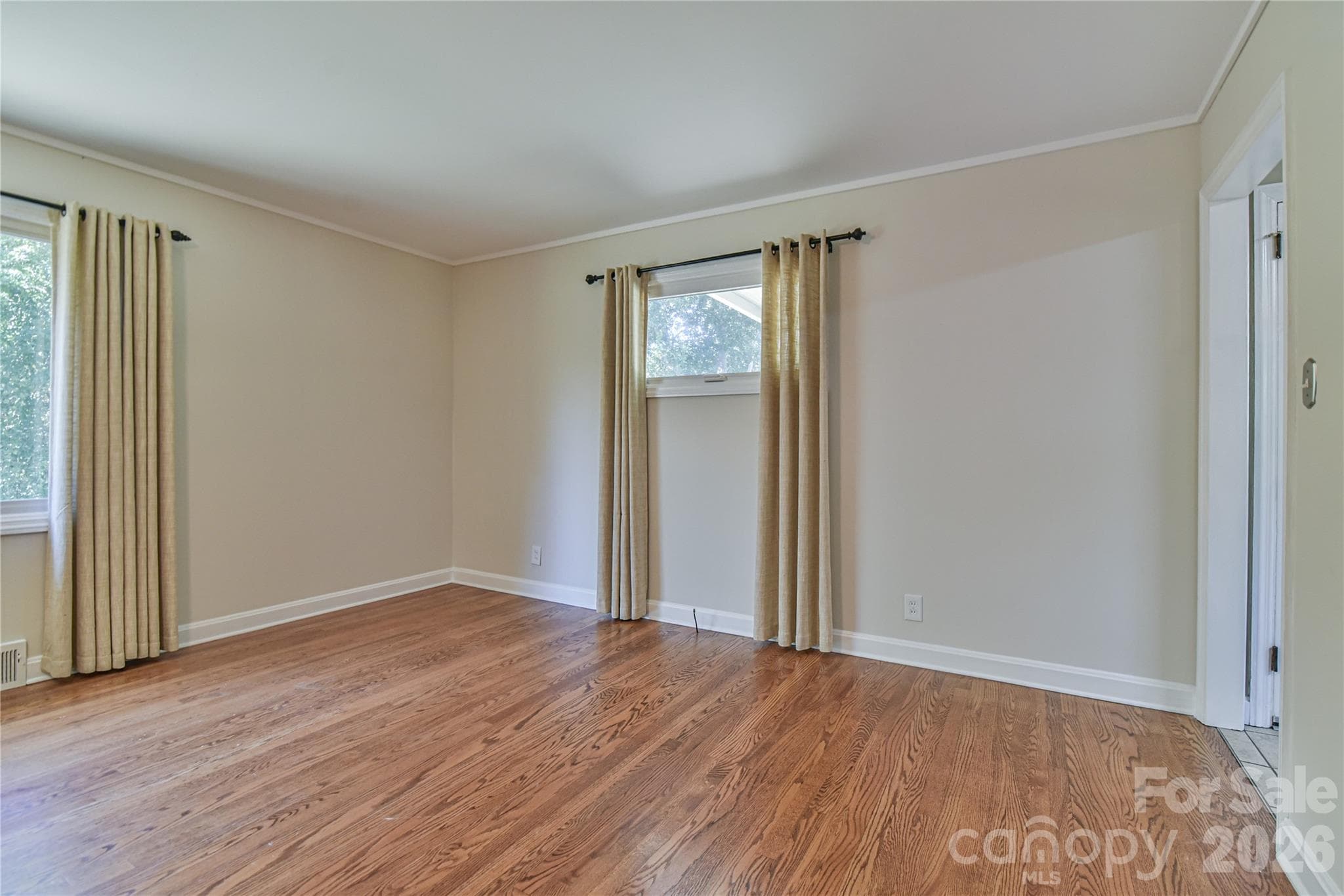 The Large Living Room has Space for Dining as Well. - 505 Monte Vista Road, Candler