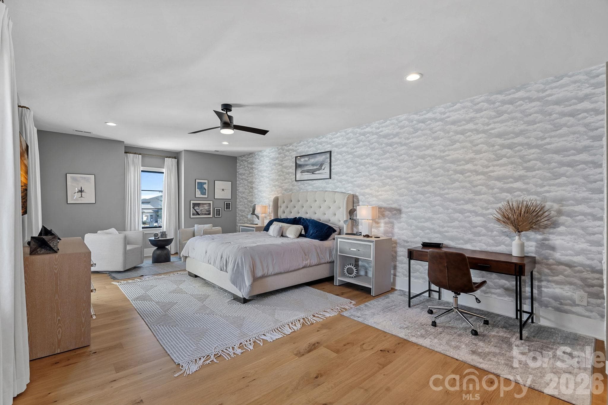 Bedroom 3 w/ Private Ensuite and Access to Breezeway/ Terrace to 2nd Living Quarters - 17811 Largo Place, Cornelius