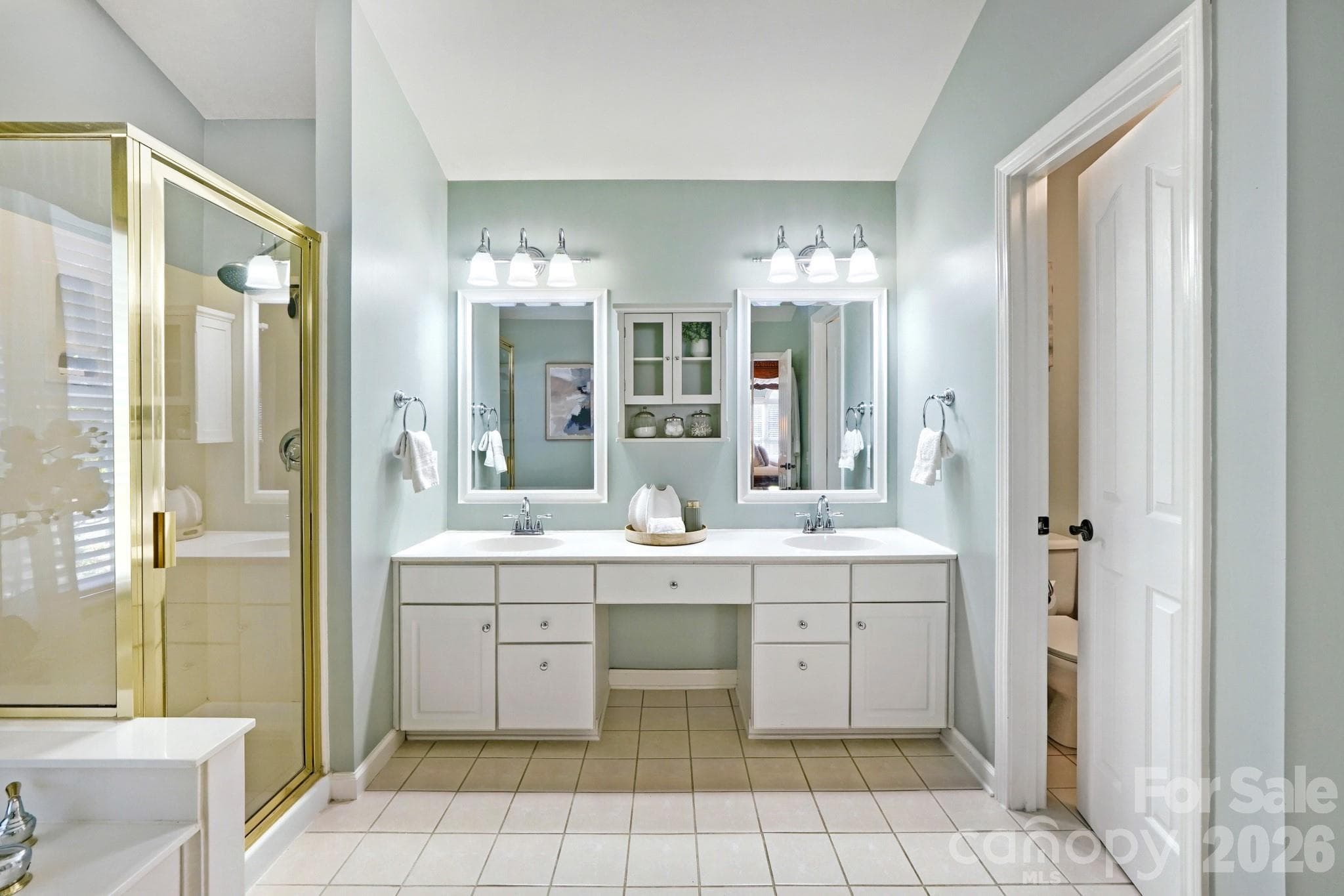 Ensuite primary bathroom - 10808 Pomerane Place, Charlotte