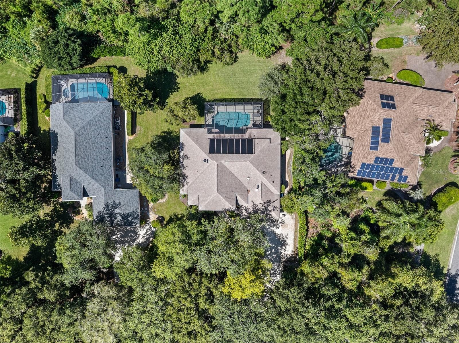 Overhead Drone View - 3448 ACOMA DR, ORMOND BEACH