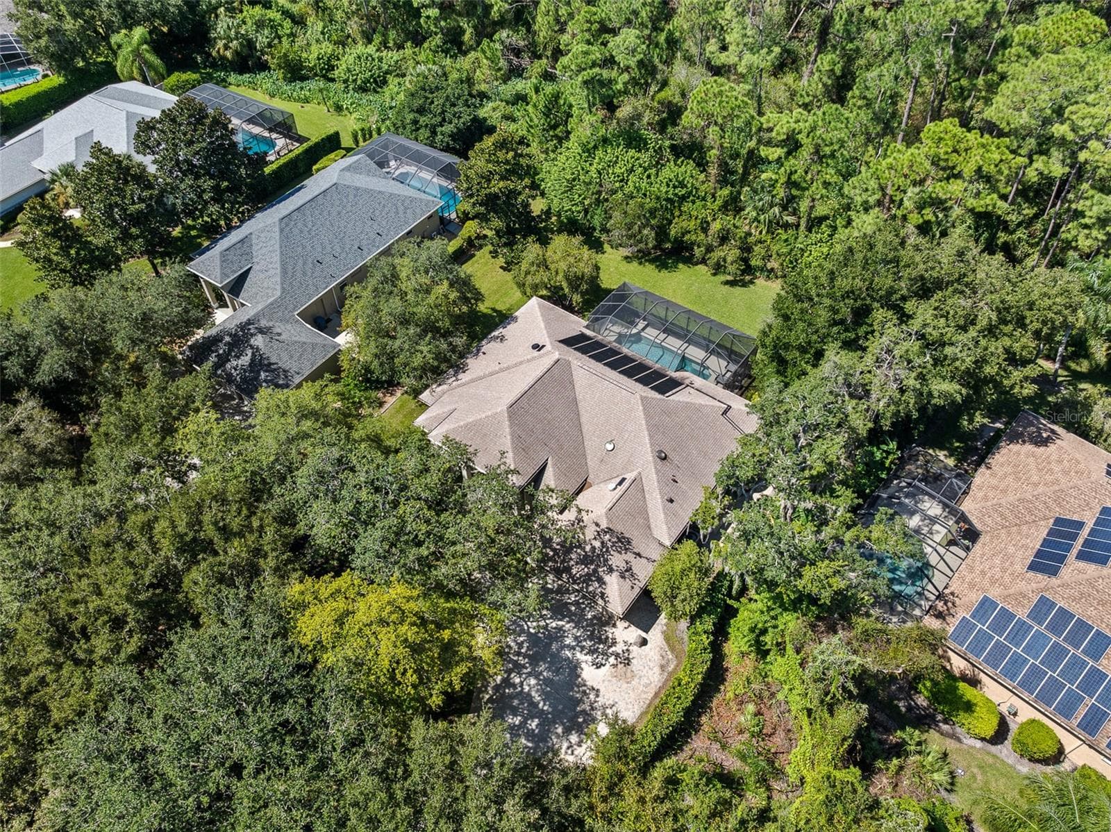 Overhead Drone View - 3448 ACOMA DR, ORMOND BEACH