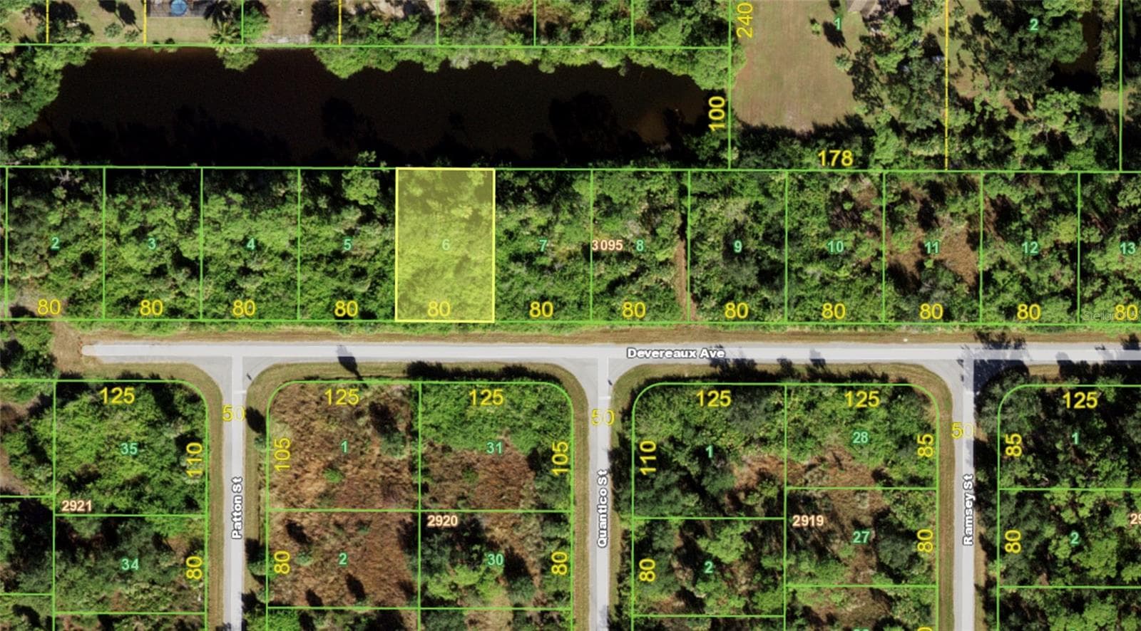 Land at 13048 DEVEREAUX AVE, PORT CHARLOTTE, photo 2 of 3