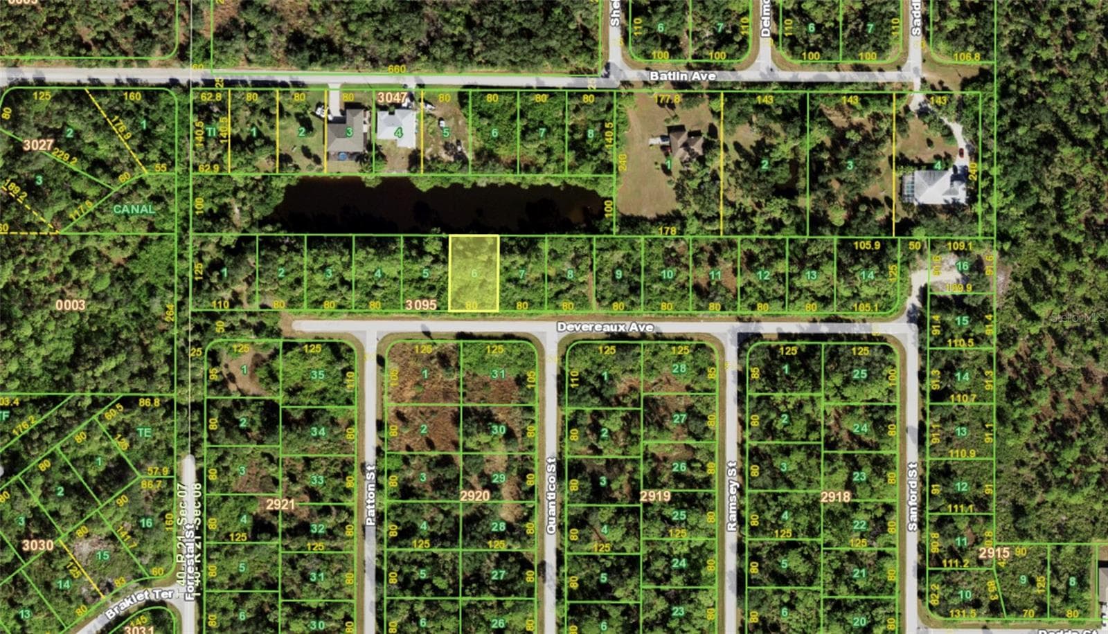 Land at 13048 DEVEREAUX AVE, PORT CHARLOTTE, photo 3 of 3