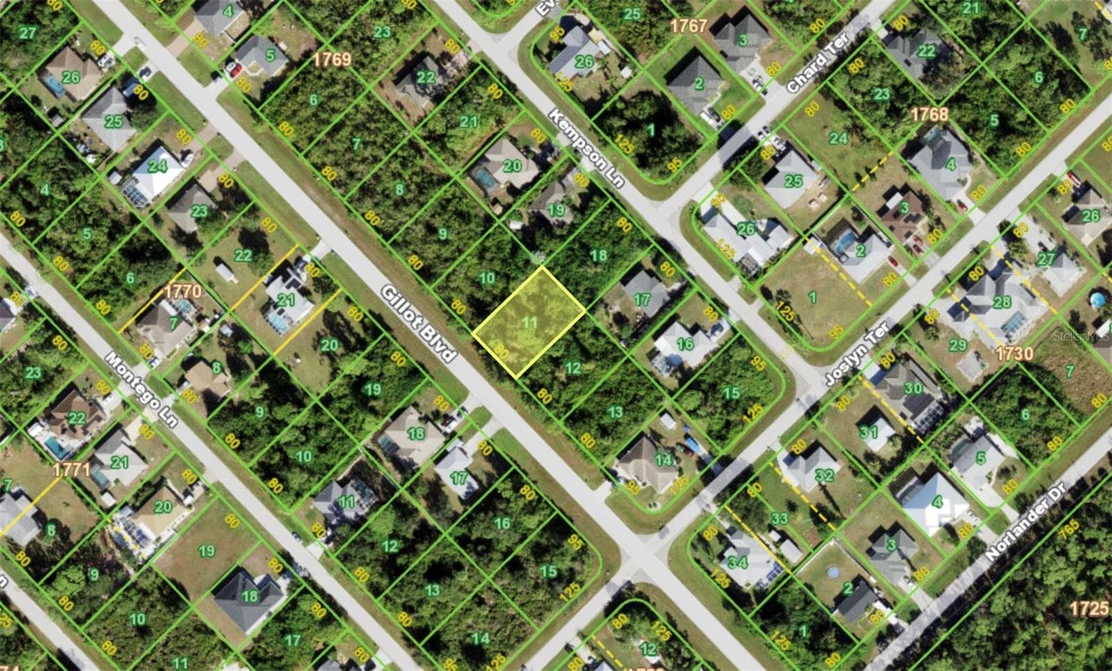Land at 5560 GILLOT BLVD, PORT CHARLOTTE, photo 3 of 3