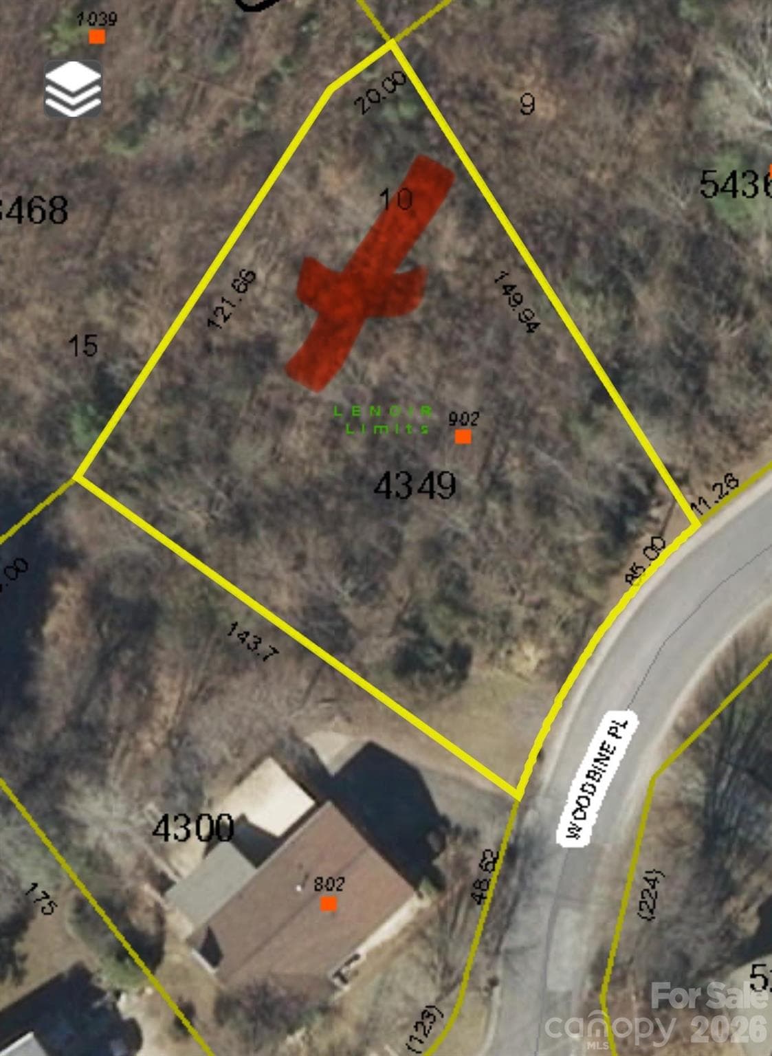 Lot at 906 Woodbine Place NE, Lenoir, photo 2 of 4