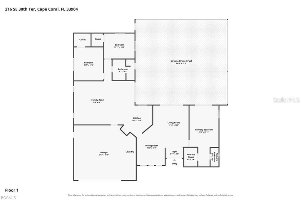 Single Family Residence at 216 SE 30TH TER, CAPE CORAL, photo 24 of 34