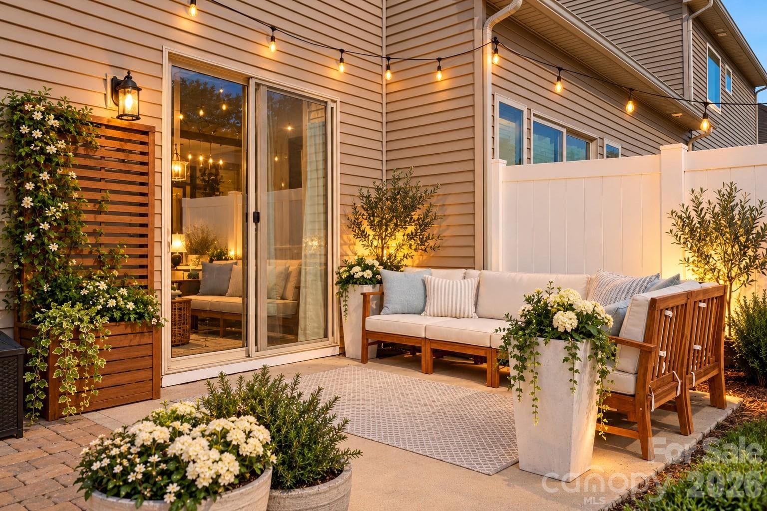 Back Patio: The possibilities for design are endless (AI example) - 5624 Garrow Glen Road, Charlotte