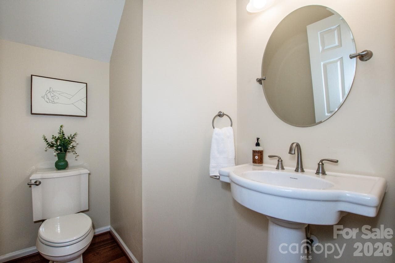 First Floor 1/2 Bath - 16908 Hampton Crossing Drive, Huntersville