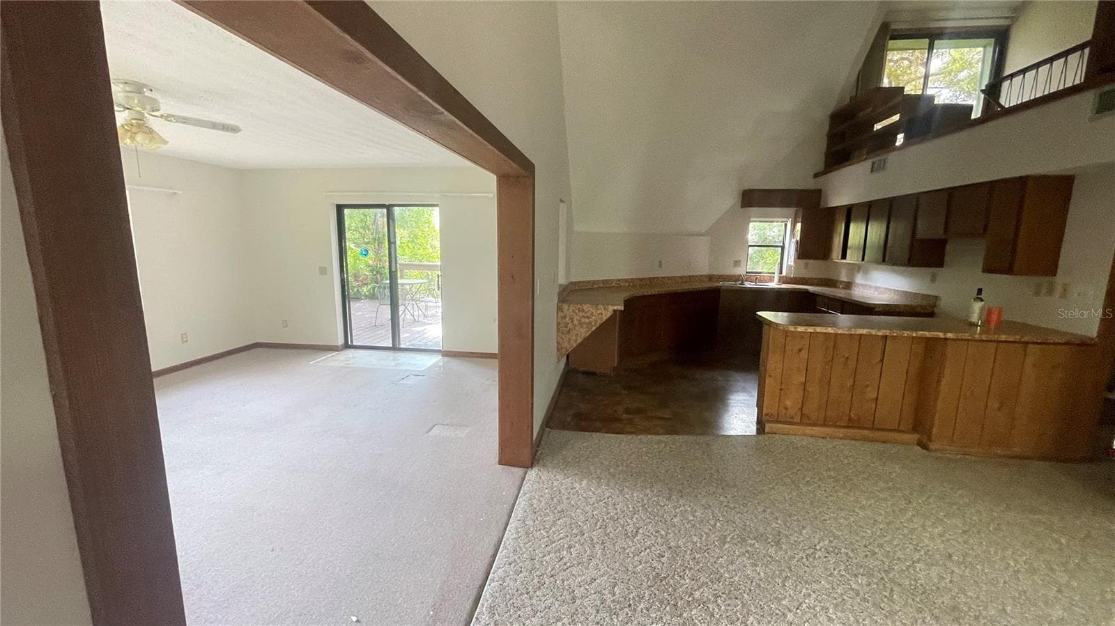 Family room, sun room and kitchen - 21004 NEGRIL CT, LUTZ
