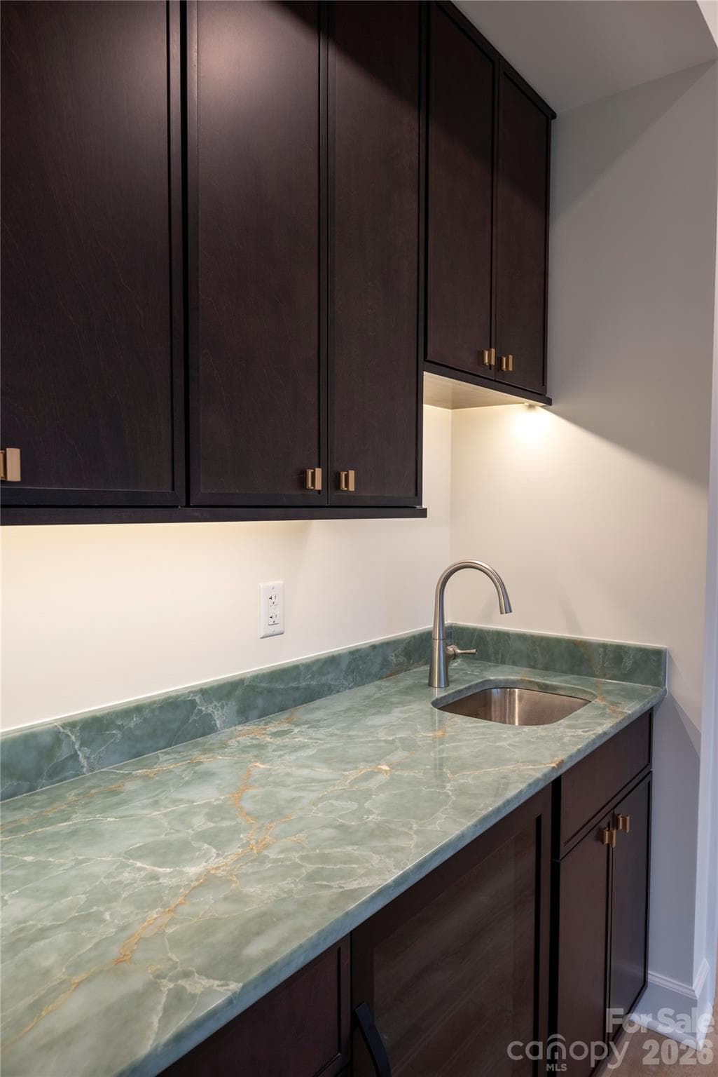 Lower Level Wet Bar and Beverage Center - Asheville
