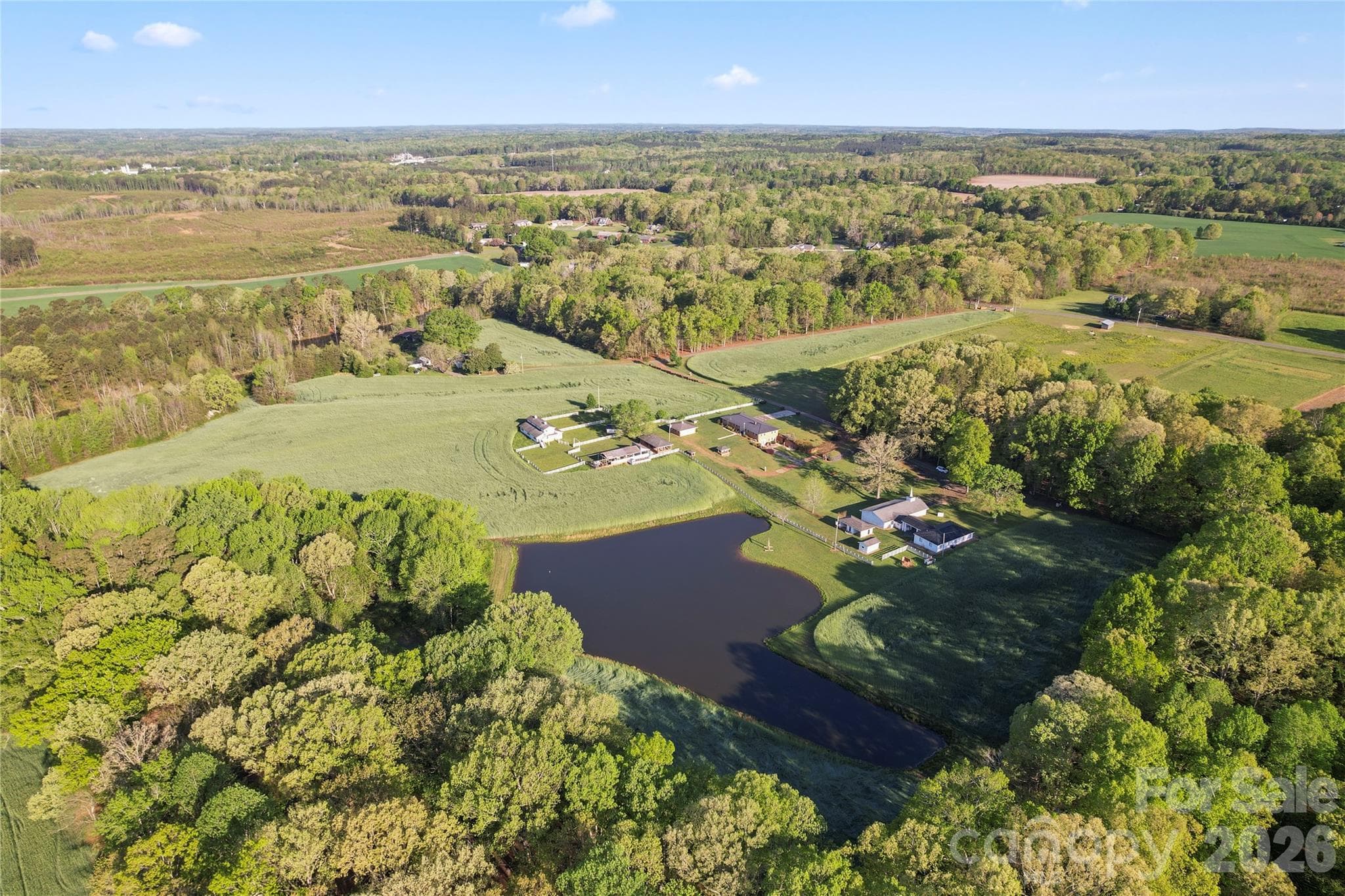 Aerial of the property from the bakc corner - 36984 B&C Carter Road, New London