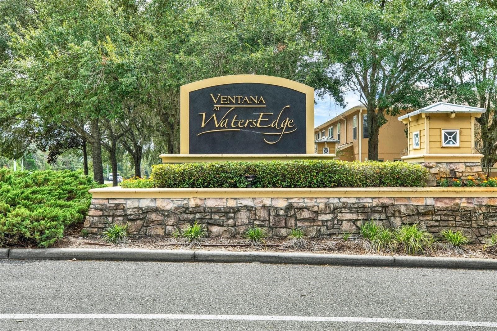 Ventana at Waters Edge entrance sign - 8538 REEDVILLE ST, NEW PORT RICHEY