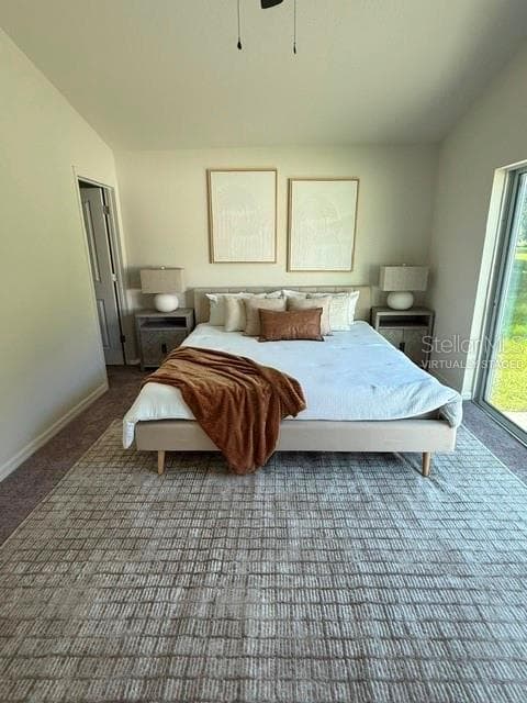 Primary bedroom, virtually staged - 79 W CENTRAL AVE, WEBSTER